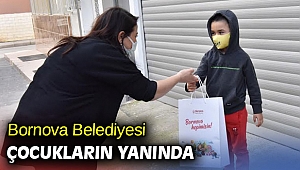Bornova'da belediyeden eğitim alan miniklere hediye 