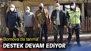 Bornova’da tarıma destek devam ediyor