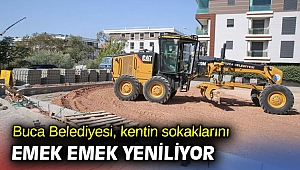 Buca Belediyesi, kentin sokaklarını emek emek yeniliyor 