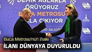 Buca Metrosu’nun ihale ilanı dünyaya duyuruldu