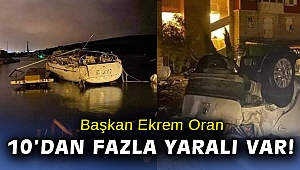 Çeşme'de hortum nedeniyle 10'dan fazla kişi yaralandı