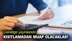 Flaş açıklama! Kısıtlamadan muaf olacaklar!