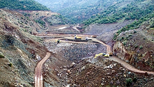 Güveli Göleti’nin yarısı tamamlandı!