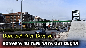 İBB'den Buca ve Konak’a iki yeni yaya üst geçidi