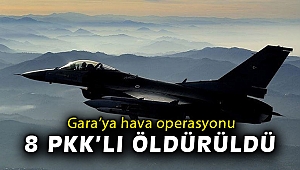 Irak'ın kuzeyindeki Gara bölgesinde 8 PKK'lı terörist etkisiz hale getirildi