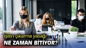 İşten çıkarma yasağı ne zaman bitiyor?