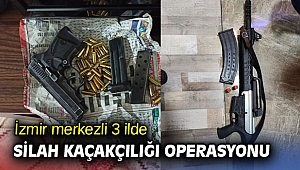 İzmir merkezli 3 ilde silah kaçakçılığı operasyonu