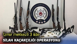 İzmir merkezli 3 ilde silah kaçakçılığı operasyonu