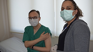 KAYMAKAM KIZILKAYA COVİD-19 AŞISI OLDU