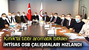 Kınık'ta tıbbi aromatik bitkiler ihtisas OSB çalışmaları hızlandı