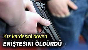 Kız kardeşini döven eniştesini öldürdü