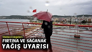 Meteorolojiden Fırtına ve Sağanak Yağış Uyarısı 