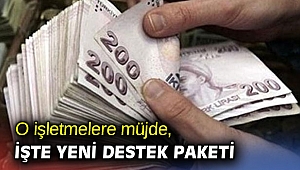 O işletmelere müjde, işte yeni destek paketi