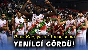 Pınar Karşıyaka'nın ligdeki 11 maçlık galibiyet serisi sona erdi
