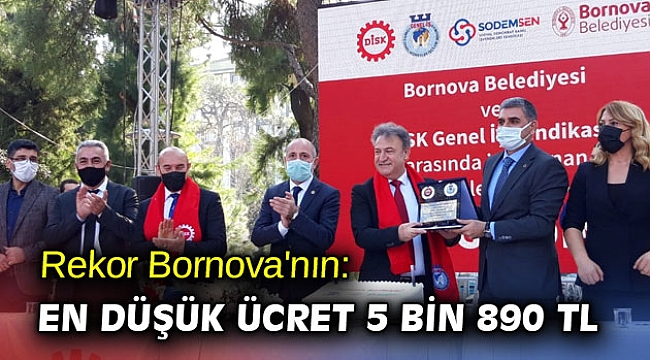 Rekor Bornova'nın: En düşük ücret 5 bin 890 TL