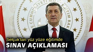Selçuk'tan yüz yüze eğitimde sınav açıklaması