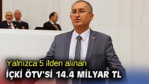 Yalnızca 5 ilden alınan içki ÖTV’si 14.4 milyar TL