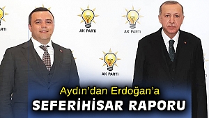 AK Partili Aydın, Seferihisar raporunu Cumhurbaşkanı Erdoğan’a verdi 