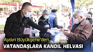 Aydın Büyükşehir'den vatandaşlara kandil helvası