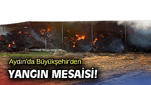Aydın'da Büyükşehir'den yangın mesaisi!