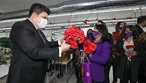 Başkan Kılıç’tan Buca’nın emekçi kadınlarına 8 Mart ziyareti 