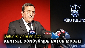 Batur iki yılını anlattı: Kentsel dönüşümde Batur modeli