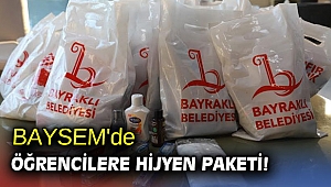 BAYSEM'de öğrencilere hijyen paketi!