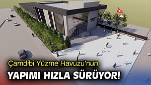 Çamdibi Yüzme Havuzu’nun yapımı hızla sürüyor!