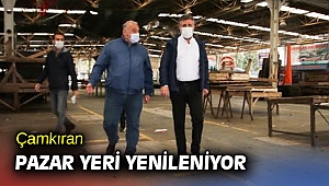 Çamkıran Pazar Yeri yenileniyor