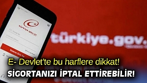 Dikkat! Bu harfler sigortanızı iptal ettirebilir!