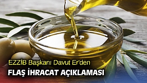EZZİB Başkanı Davut Er'den flaş ihracat açıklaması