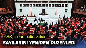 İllerin milletvekili sayıları yeniden düzenlendi