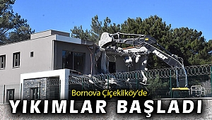 İzmir'de 8 kaçak yapı yıkıldı