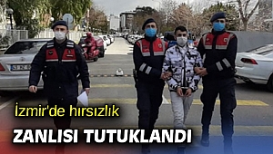 İzmir'de hırsızlık zanlısı tutuklandı