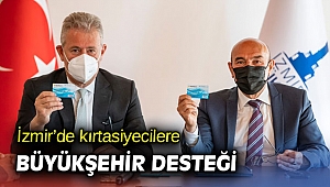 İzmir’de kırtasiyecilere Büyükşehir desteği