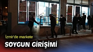 İzmir'de markete soygun girişimi