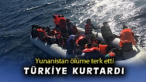 İzmir'de Türk kara sularına geri itilen 12 sığınmacı kurtarıldı