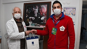 Kuşadası Belediyesi sağlık çalışanlarını unutmadı