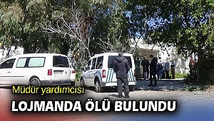Müdür yardımcısının şüpheli ölümü