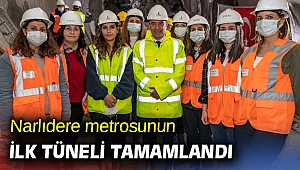 Narlıdere metrosunun ilk tüneli tamamlandı
