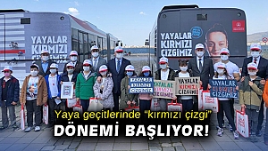 Yaya geçitlerinde “kırmızı çizgi” dönemi başlıyor!