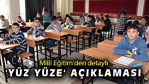Yüz yüz eğitim yarın başlıyor