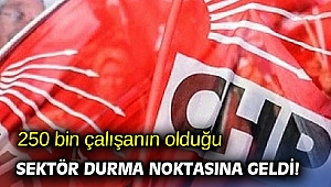 250 bin çalışanın olduğu sektör durma noktasına geldi!