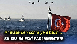 96 eski parlamenterden yeni bildiri!