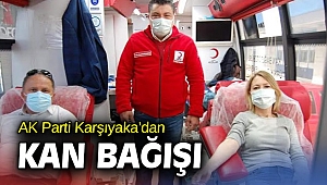 AK Parti Karşıyaka'dan kan bağışı!