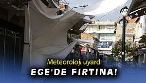 Aydın ve Ege Denizi'nde fırtına uyarısı