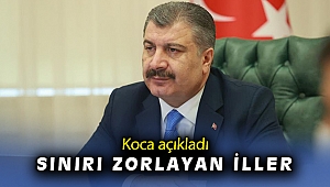 Bakan Koca bazı illerin yoğun bakım doluluk oranını açıkladı