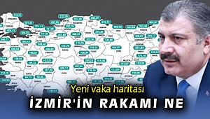 Bakan Koca haftalık vaka haritasını paylaştı