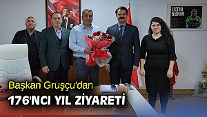 Başkan Gruşçu'dan 176'ncı yıl ziyareti