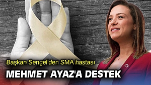 Başkan Sengel'den SMA hastası Mehmet Ayaz'a destek 